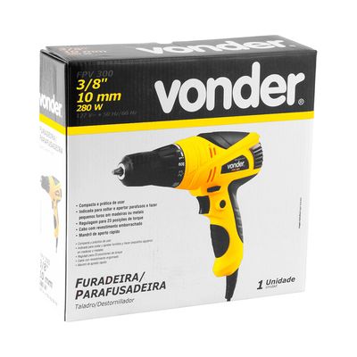 FURADEIRA/ Parafusadeira 3/8" Vonder
