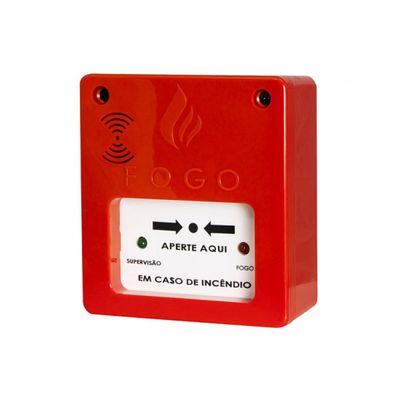 Acionador Manual com Sirene 12V/24V