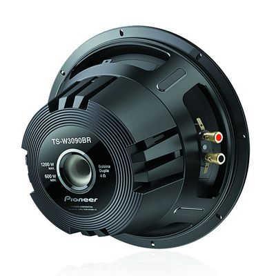 Subwoofer Pioneer 12 TS-W3090BR 600W RMS 2X4 OHMS Bobina Dupla