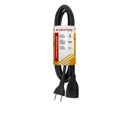 Cordao Prolongador PP Plano 10A 5M