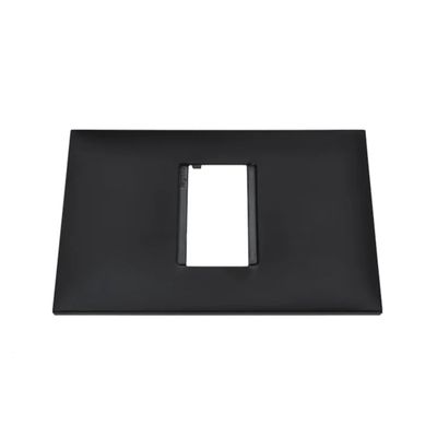 Placa 1 Posto 4X2 Preta