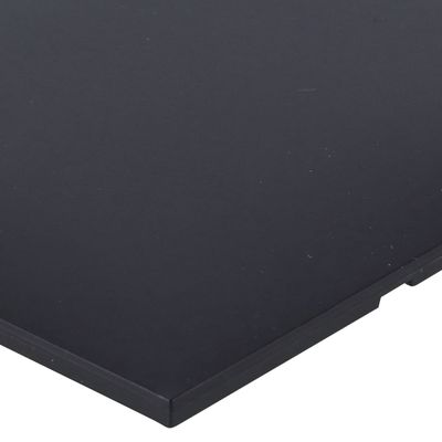 Placa Cega 4X4 Preta