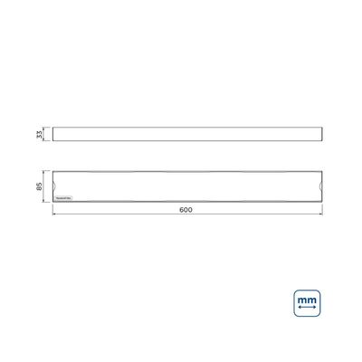 Ralo New Slim Tramontina em Aço Inox 60 x 7 cm