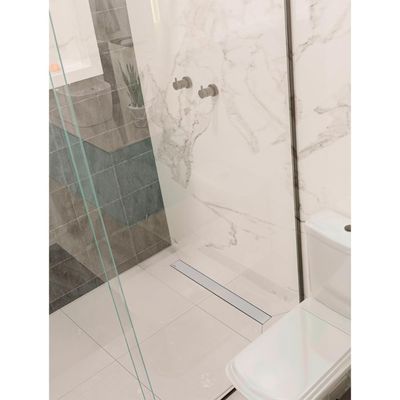 Ralo New Slim Tramontina em Aço Inox 90 x 7 cm