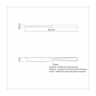 Kit 36 Facas para Churrasco Tramontina Sonata em Aço Inox