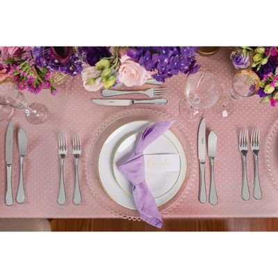 Kit 36 Garfos de Mesa Tramontina Firenze em Aço Inox