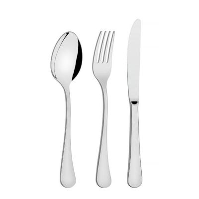 Kit 12 Colheres de Mesa Tramontina Zurique em Aço Inox