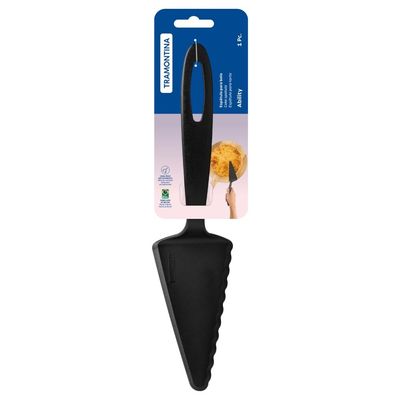 Kit 10 Espatulas Bolo Tramontina Ability em Nylon Preto