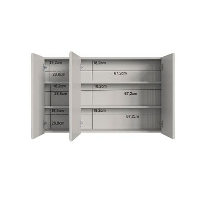 Gabinete de Banheiro Suspenso 110cm com Espelheira Lavinia s