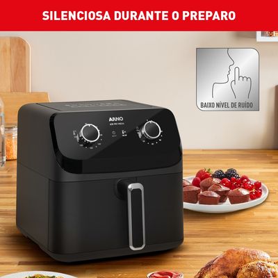 Fritadeira Air Fryer Mega 7,5L AFM7 Arno Preta 220V