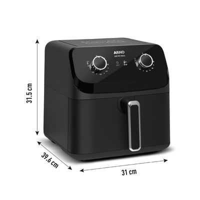 Fritadeira Air Fryer Mega 7,5L AFM7 Arno Preta 220V