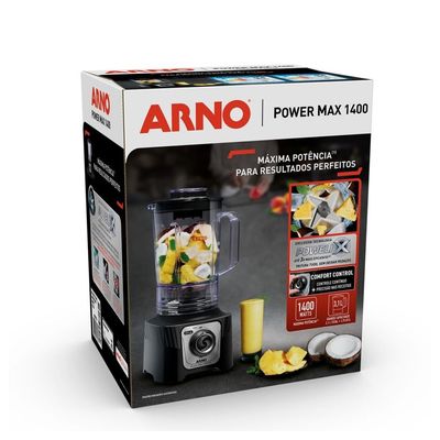 Liquidificador Arno Powermax 1400W Preto LN65 127V