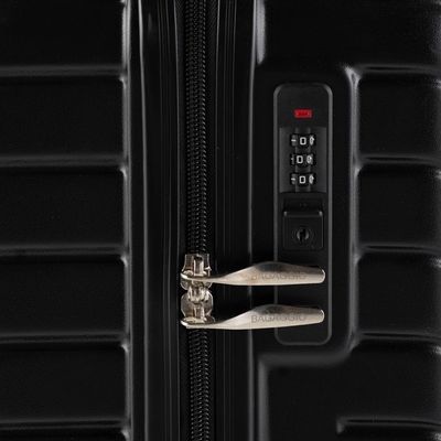 Kit 2 Malas de Bordo Casal 10kg ABS 4  Rodas 360° Preto e Rosé Detroit Bagaggio