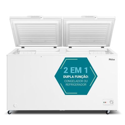 Freezer Horizontal Philco 2 em 1 500L PFH520B 127V