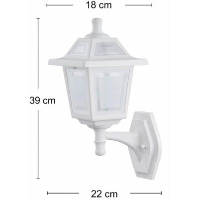 Jogo 2 Arandelas Luminárias Parede Jardins Halls Varandas Ravena E27 Bivolt Dital