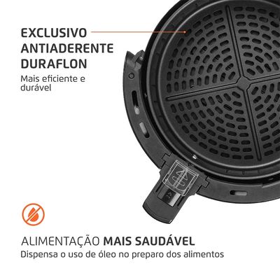 Fritadeira Air Fryer 3,5L Mondial AF35BF Preta 220V UNICA