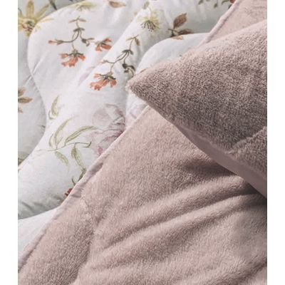 Edredom Blend Confort Solteiro Altenburg Rosa UN / Rosa