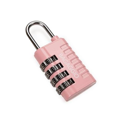 Cadeado para Mala com 4 Dígitos Alloy Rosa U / Rosa