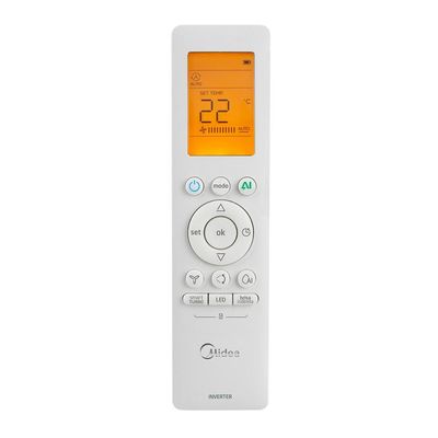Ar Condicionado 9000 BTUs Split Hi Wall Inverter Midea Quente e Frio AI Ecomaster 220V