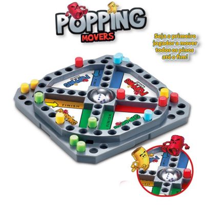 JOGO RECREATIVO MULTIJOGADORES POPPING MOVERS - POLIBRINQ
