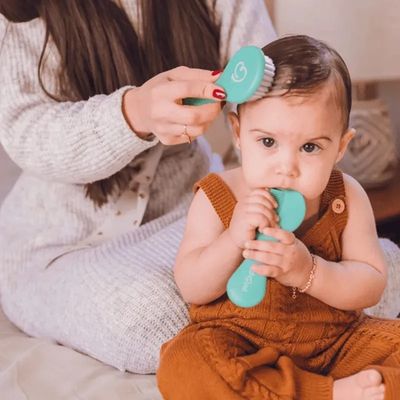 KIT CUIDADOS PARA O BEBE 5 PEÇAS VERDE - PETIT PIA