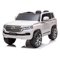 CARRO ELETRICO INFANTIL TOYOTA LAND CRUISER 12V BRANCO - ZIPPY TOYS