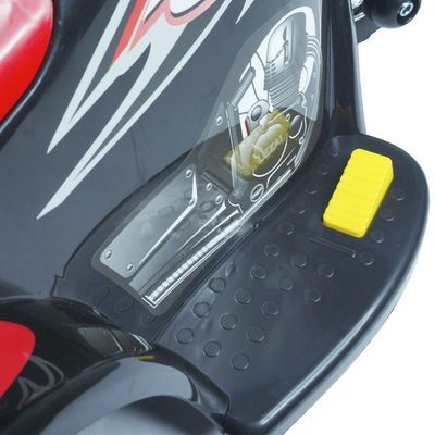MINI MOTO ELETRICA POLICIA PRETO 6V - IMPORTWAY