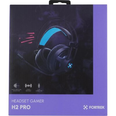 Headset Gamer PRO H2 Preto Fortrek
