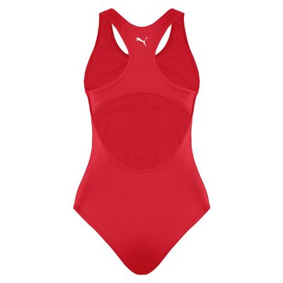 Maiô Puma Nadador Feminino G / Vermelho