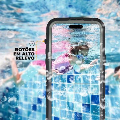Capa case capinha à Prova d'água Nautical para iPhone 16E / 17E - Transparente - Gshield