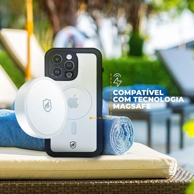 Capa case capinha à Prova d'água Nautical para iPhone 16E / 17E - Transparente - Gshield