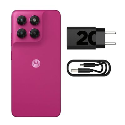 Smartphone Motorola Moto G47 6.7 256GB 5G Câmera Dupla 50MP Rosa
