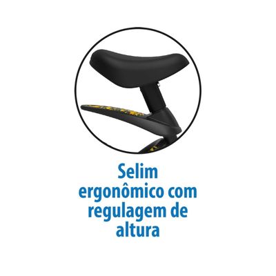 Bicicleta Infantil Bandeirantes Batman Aro 14 com Rodinhas