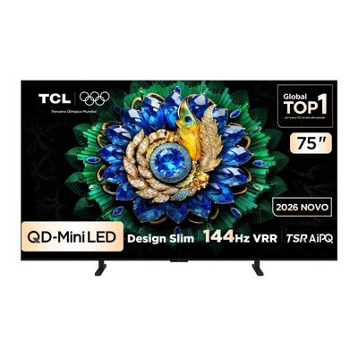 Smart TV 75" TCL 75A400M 4K QD-MINI LED Google TV