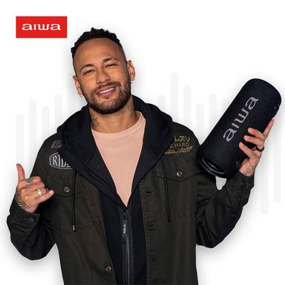 Caixa de Som Portátil Aiwa Speaker AWS-SP-04-LB 40W Bluetooth