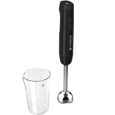 Mixer Cadence Mixture Max 2 em 1 Inox com Copo Medidor Lâminas em Aço Inoxidável Preto / 110