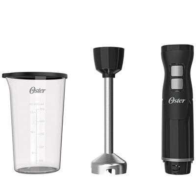 Mixer Multifuncional Oster 3 em 1 Black com Mini Processador Batedor e Copo Medidor Preto / 220