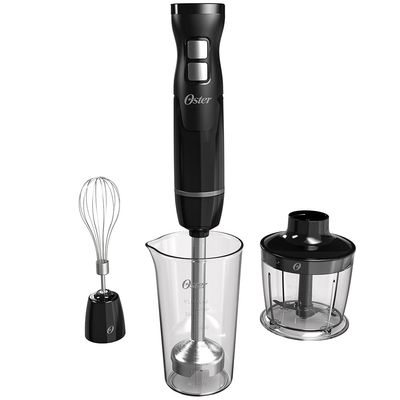 Mixer Multifuncional Oster 3 em 1 Black com Mini Processador Batedor e Copo Medidor Preto / 220