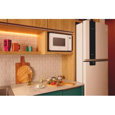 Micro-ondas Brastemp 23L BMS23AB com Multi Preparos e Descongelamento Perfeito Branco 110