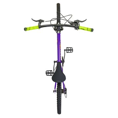 Bicicleta Tk3 Track Axess RX Aro 24 7 Rodas em Alumínio Marchas Roxa