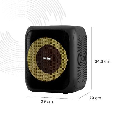 Caixa de Som Philco Extreme ExBass 480W PCX4801 Bivolt