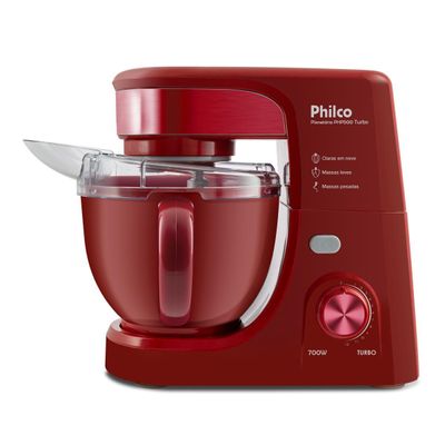Batedeira Planetária Philco 4,5L Turbo Red 700W PHP500V 127V