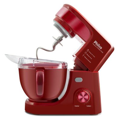 Batedeira Planetária Philco 4,5L Turbo Red 700W PHP500V 127V