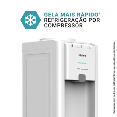 Bebedouro De Coluna 20L Philco Água Natural e Gelada PBE80A 127V