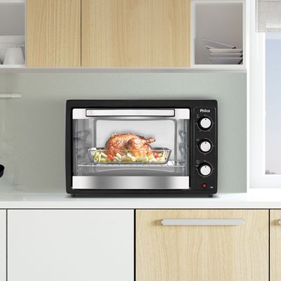 Forno Elétrico Philco 38L Preto Dupla Resistência PFE42P 127V