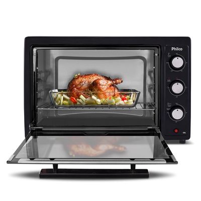 Forno Elétrico Philco 38L Preto Dupla Resistência PFE42P 127V