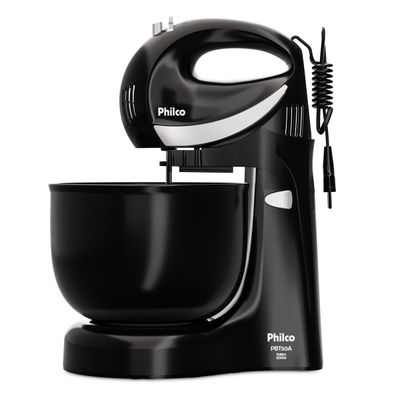 Batedeira Philco Portátil 4L 500W 4 Velocidades PBT50A 127V