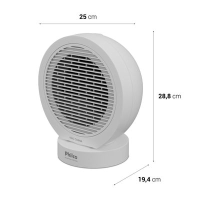 Aquecedor Philco Sistema Termo Ventilador 3 em 1 PAQ2100A 220V