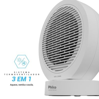 Aquecedor Philco Sistema Termo Ventilador 3 em 1 PAQ2100A 220V