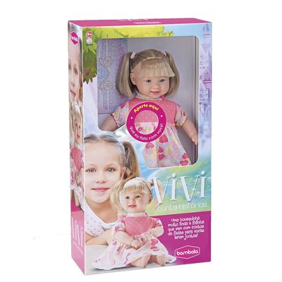 Boneca Bambola Vivi Conta Histórias UNICA